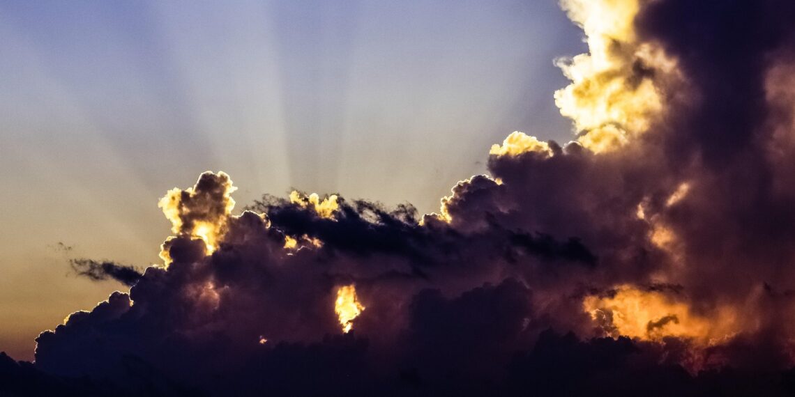 Bewolkte lucht Bewolkte lucht