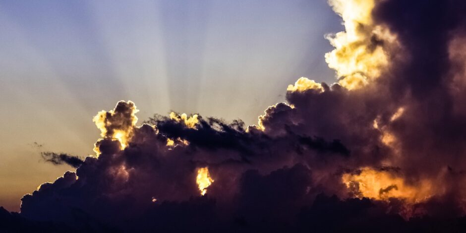 Bewolkte lucht