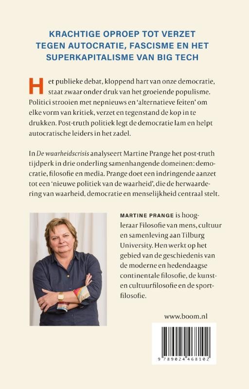 De waarheidscrisisbackcover