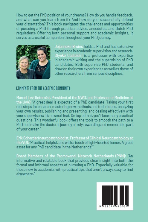 Get your PhD with glee!backcover