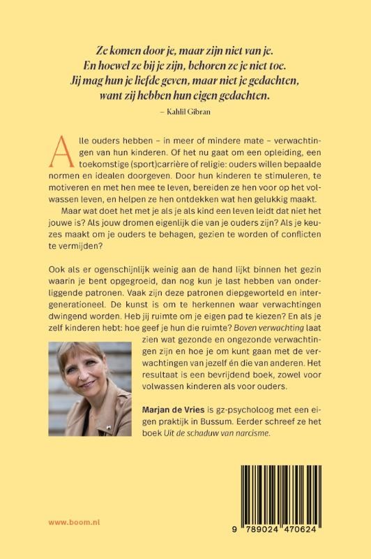 Boven verwachtingbackcover