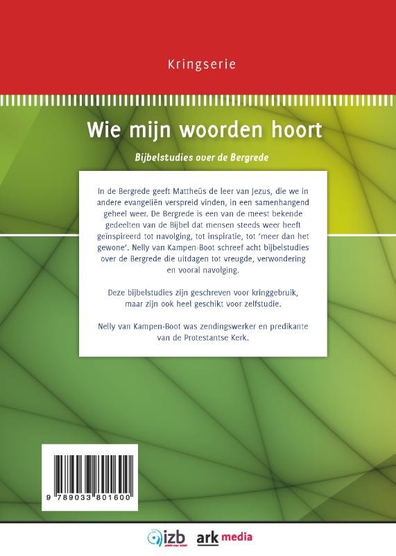 Wie mijn woorden hoortbackcover