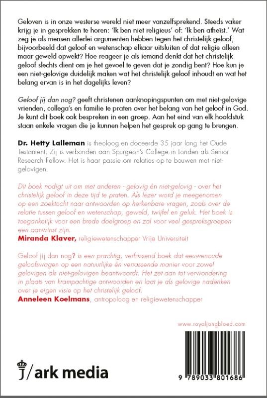 Geloof jij dan nog?backcover