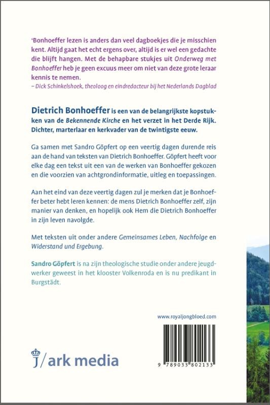 Onderweg met Bonhoefferbackcover
