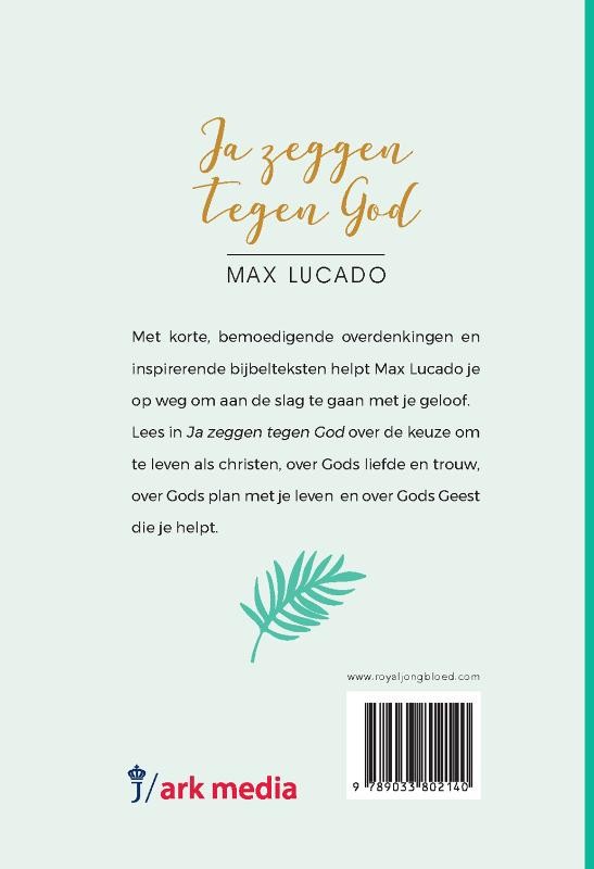 Ja zeggen tegen Godbackcover