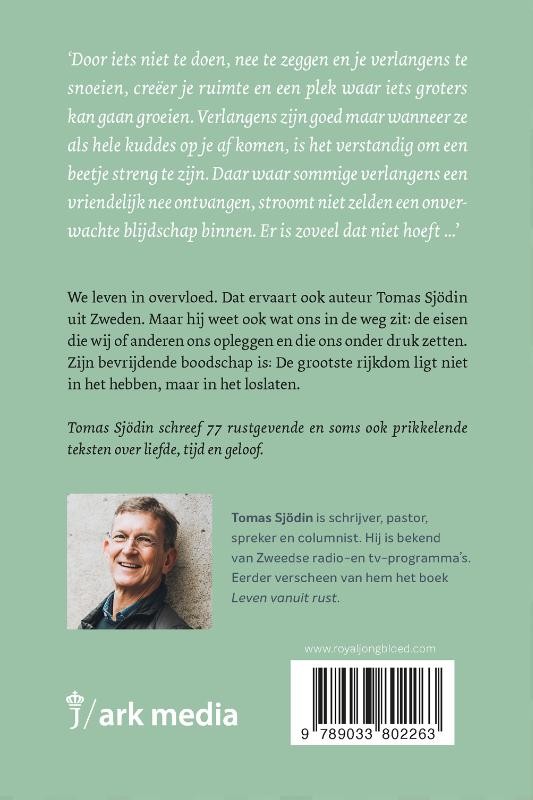 Er is zoveel dat niet hoeftbackcover