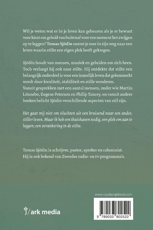 Het geluid van de stiltebackcover