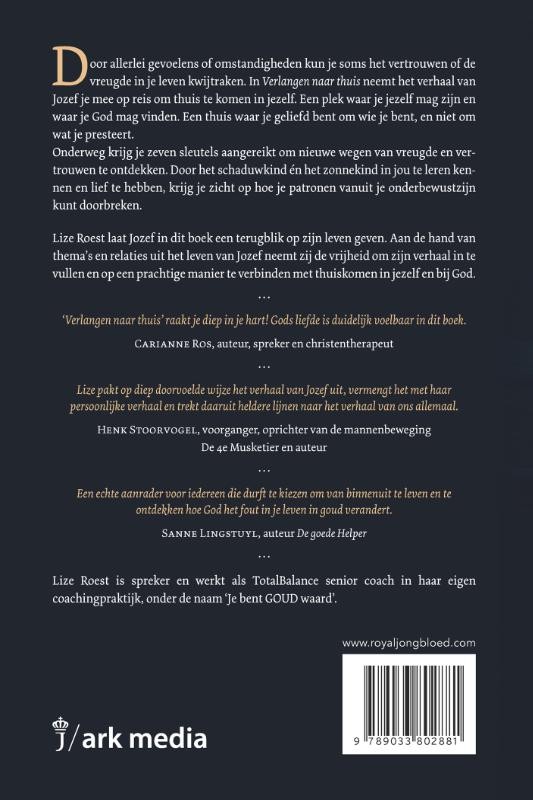 Verlangen naar thuisbackcover