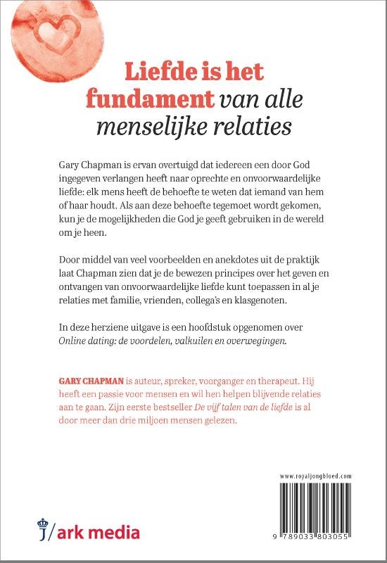 De vijf talen van de liefde voor singlesbackcover