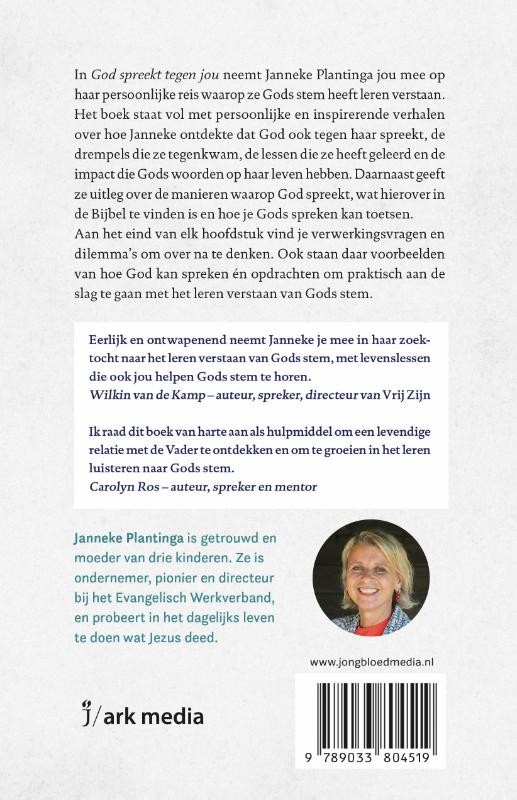 God spreekt tegen joubackcover