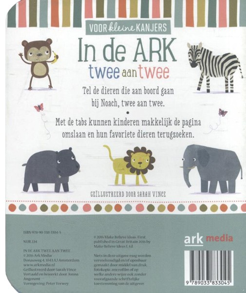 In de ark twee aan tweebackcover