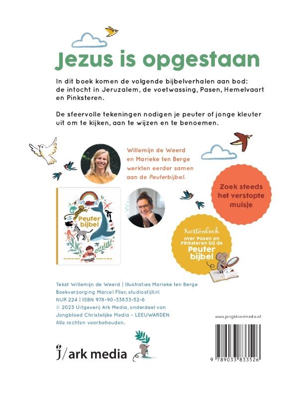 Jezus is opgestaanbackcover