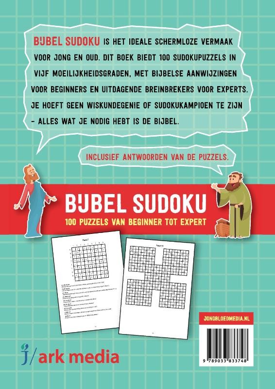 Bijbel sudokubackcover