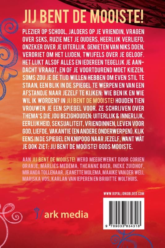 Jij bent de mooistebackcover