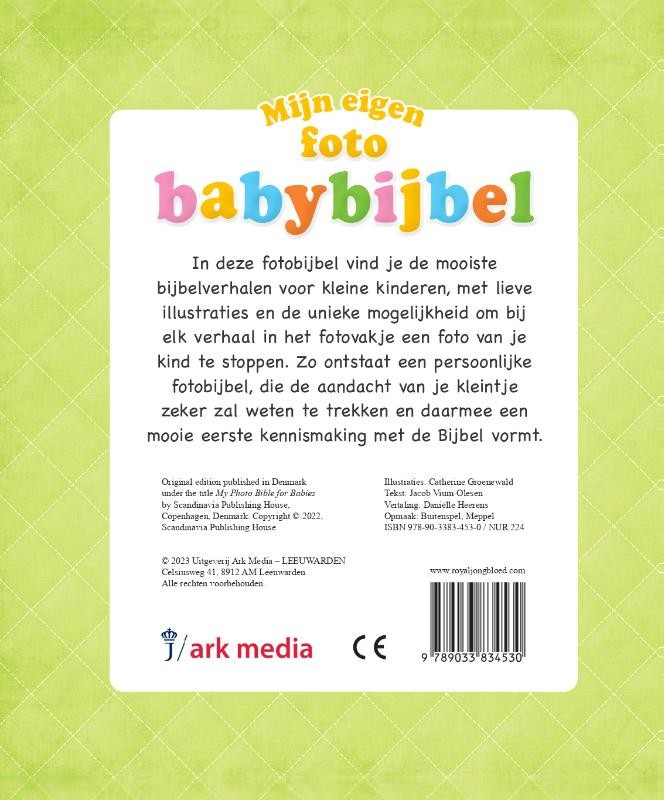 Mijn eigen foto babybijbelbackcover