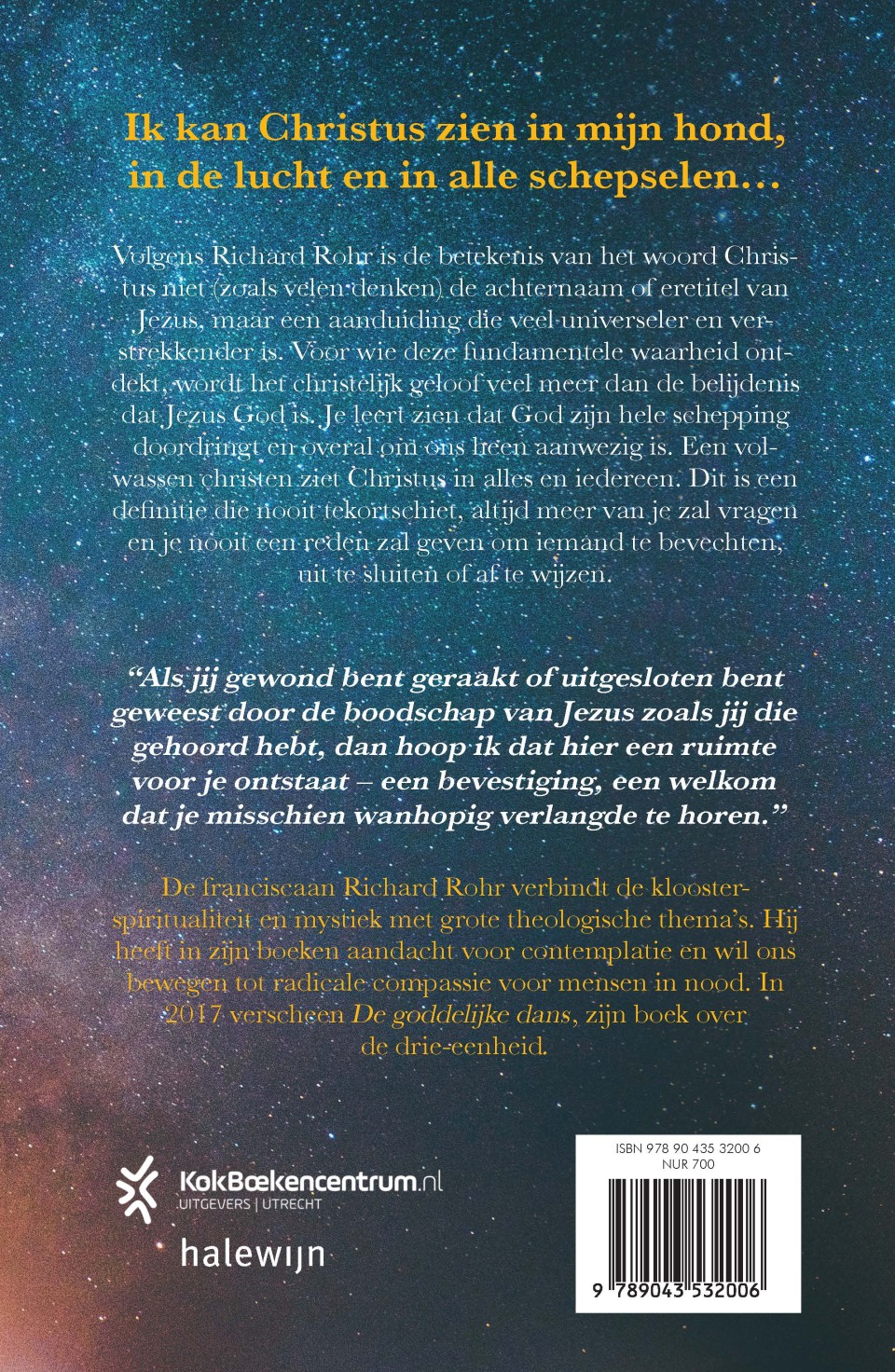 Het Christus mysteriebackcover
