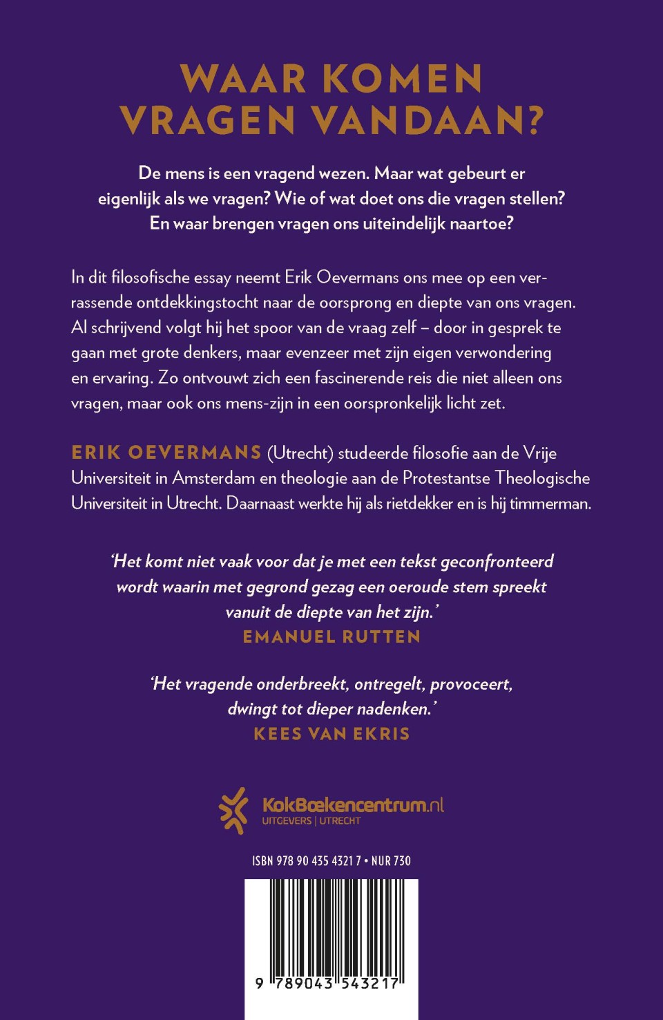 Waarom vragen we?backcover