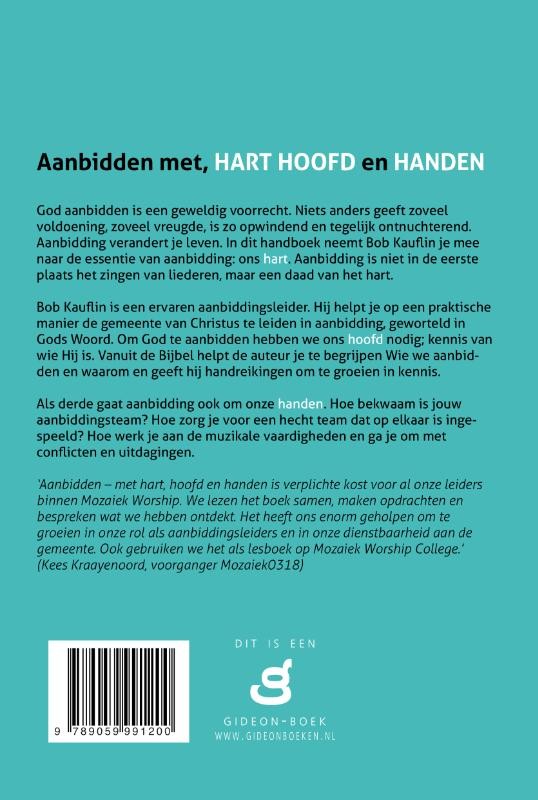Aanbidden met hart, hoofd en handenbackcover