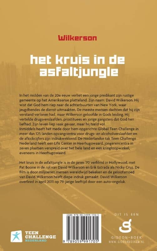 Het kruis in de asfaltjunglebackcover