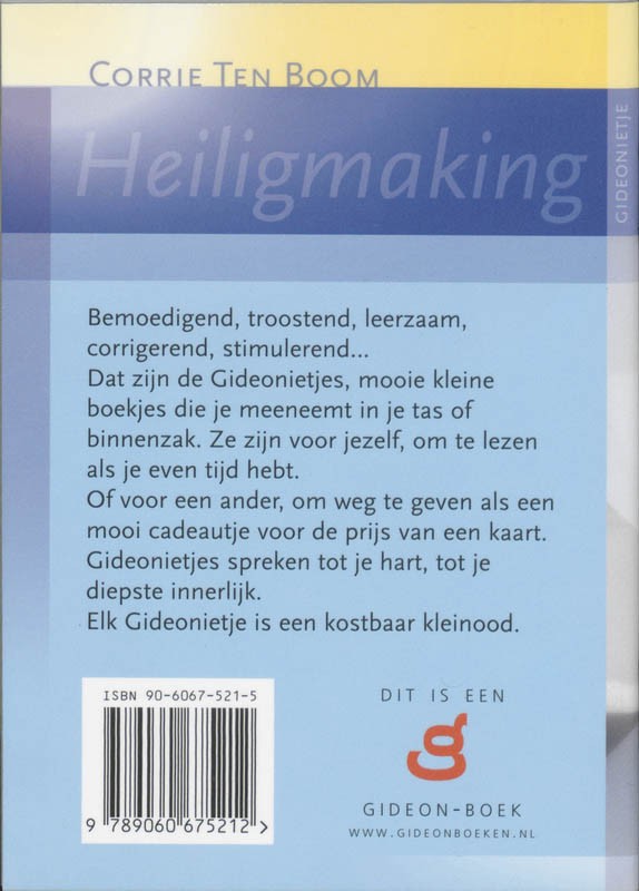 Heiligmakingbackcover