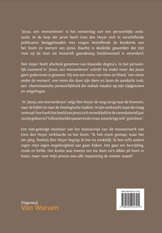 Jezus, een mensenlevenbackcover