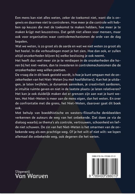 Weg van het Onbekendebackcover