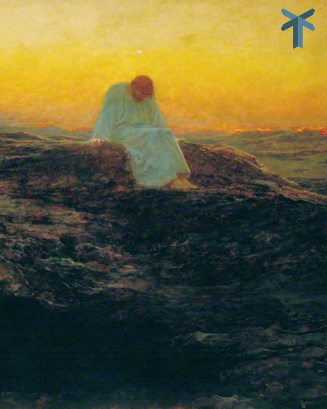 Briton Rivière, The Temptation in the Wilderness 