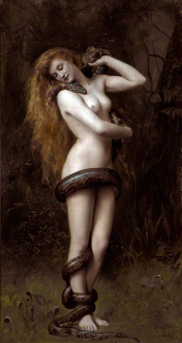Lilith (1887). Oil on canvas