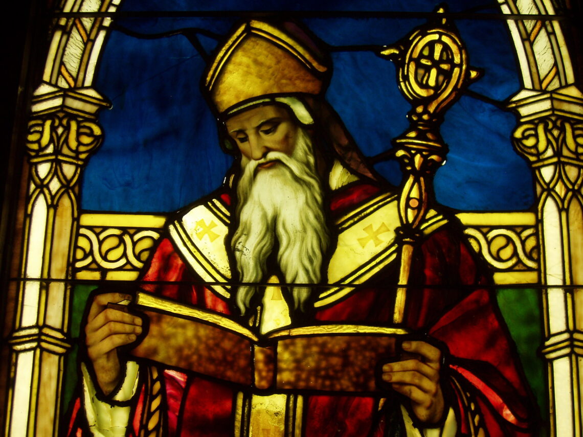 Augustinus glas in lood