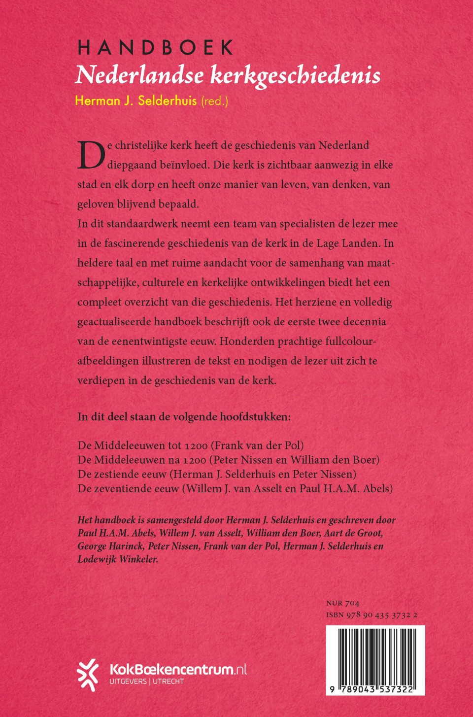 Handboek Nederlandse kerkgeschiedenisbackcover