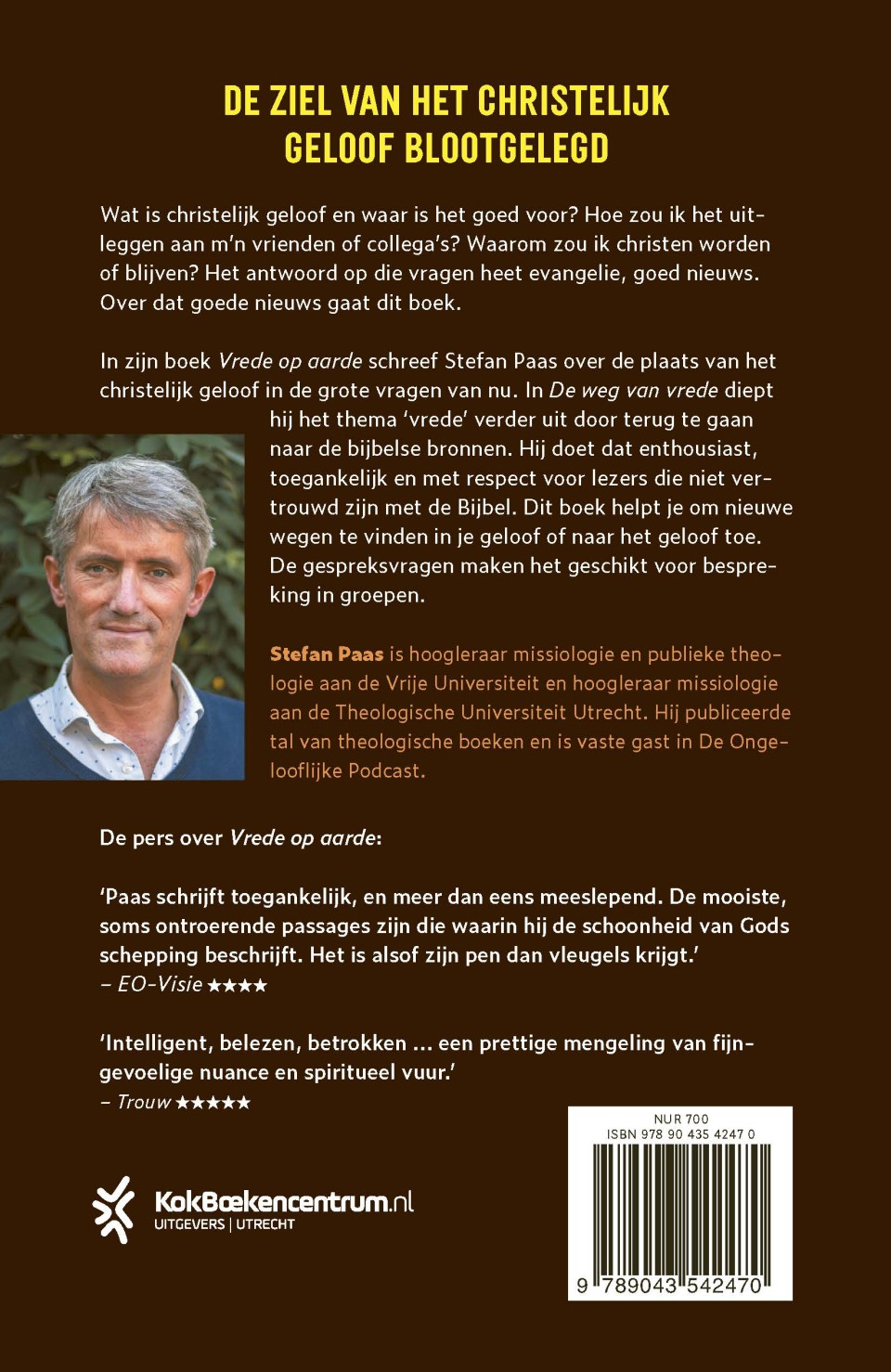 De weg van vredebackcover