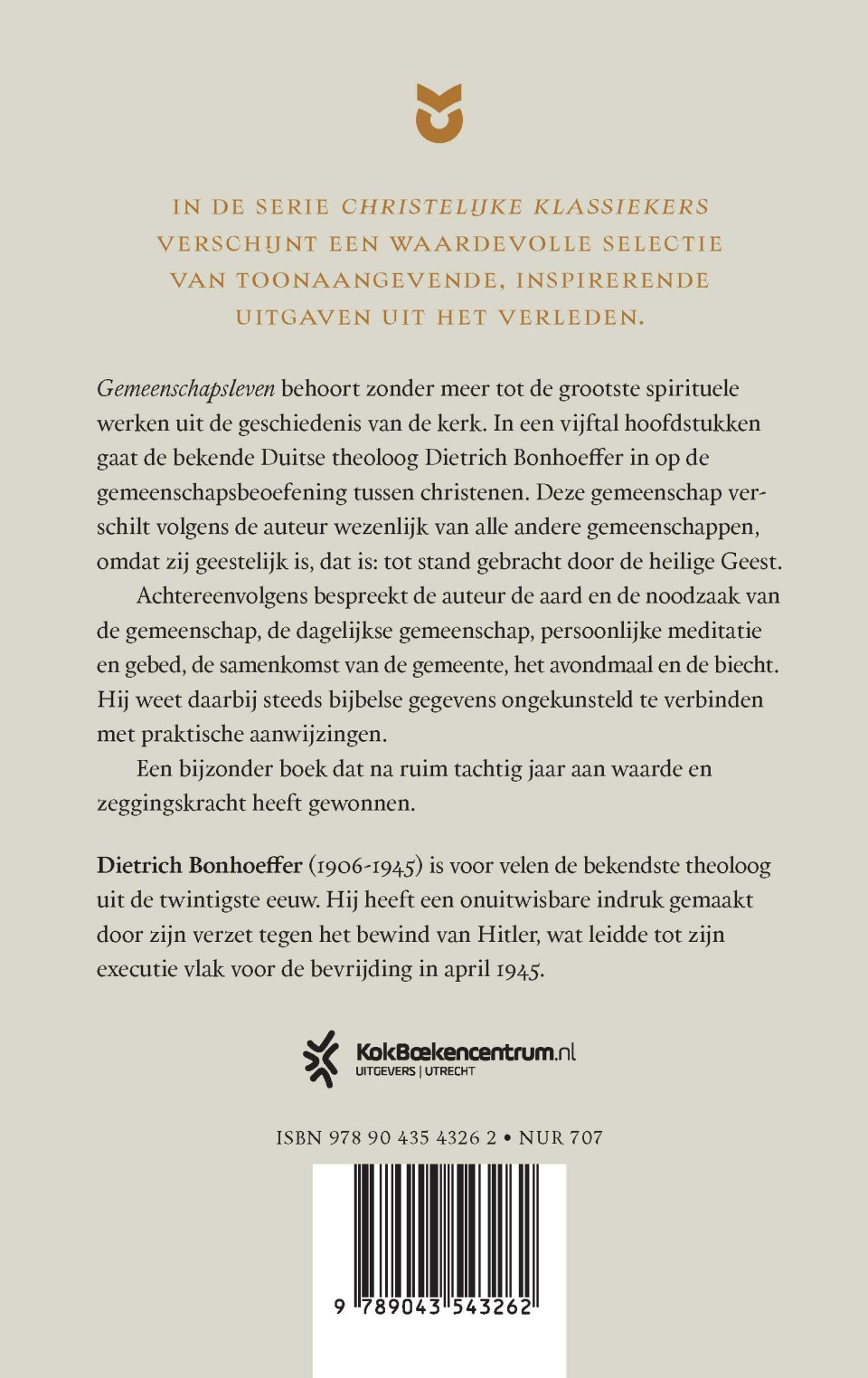 Gemeenschapslevenbackcover