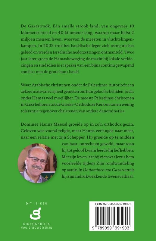 De dominee van Gazabackcover
