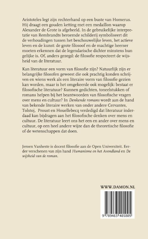 Denkende romansbackcover