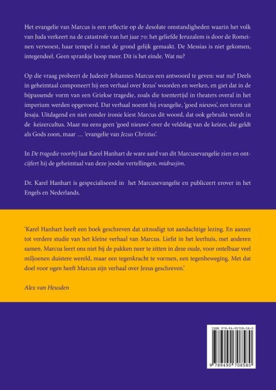 De tragedie voorbijbackcover