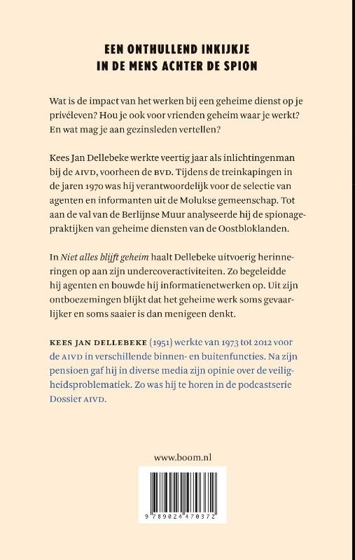 Niet alles blijft geheimbackcover