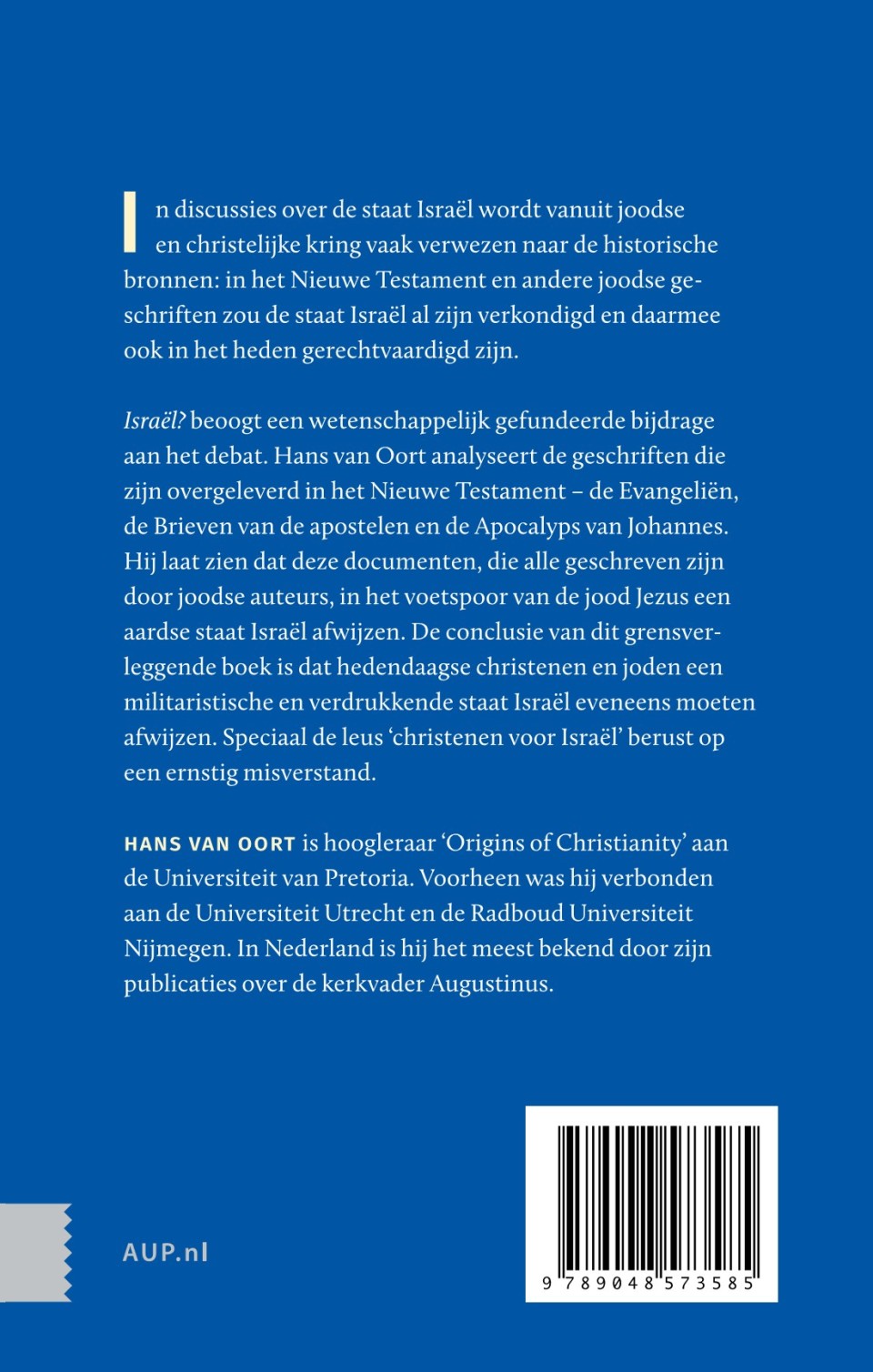 Israël?backcover
