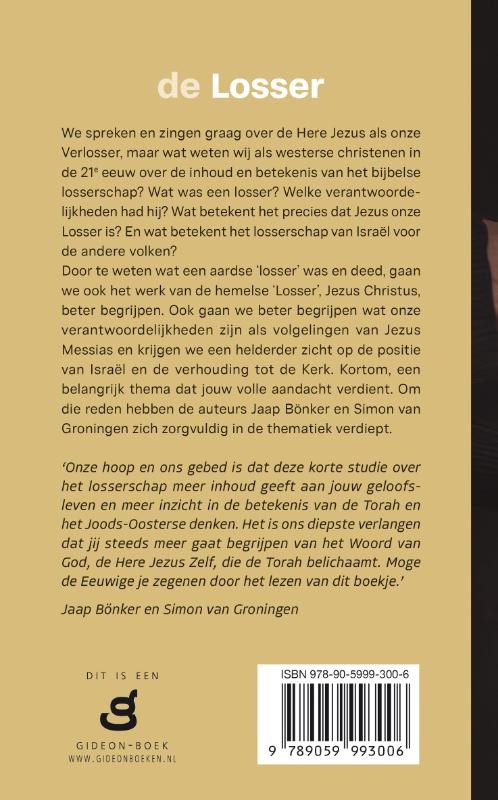 De Losserbackcover