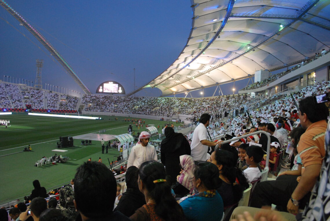 Internationaal stadion Khalifa in Doha, Qatar 