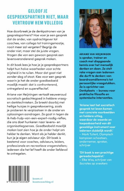 Goedbedoeld moeilijk makenbackcover