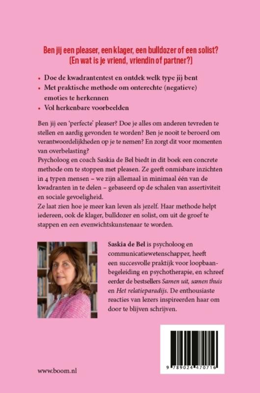 De perfecte pleaserbackcover