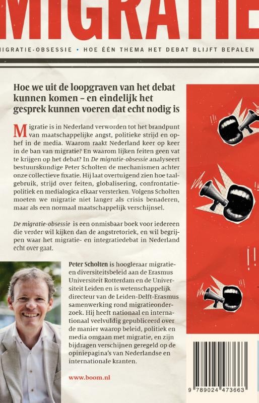 De migratie-obsessiebackcover