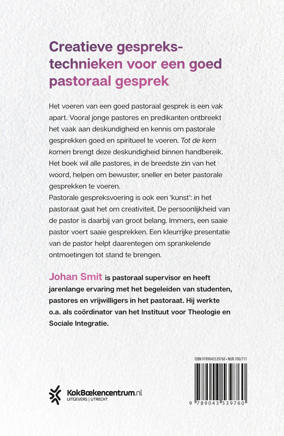 Tot de kern komenbackcover