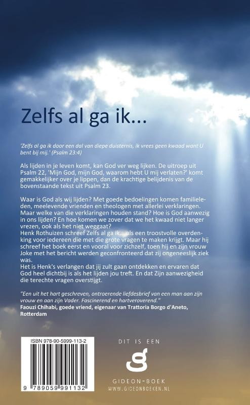Zelfs al ga ik…backcover