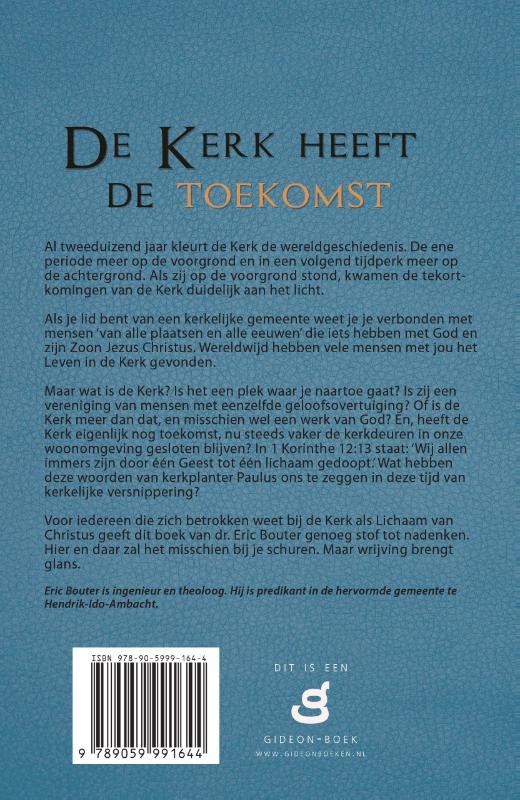 De kerk heeft de toekomstbackcover