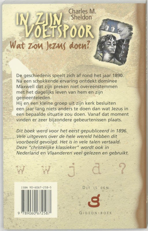 In zijn voetspoorbackcover