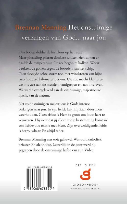 Het onstuimige verlangen van God… naar joubackcover