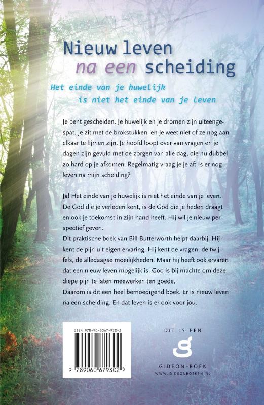 Nieuw leven na een scheidingbackcover