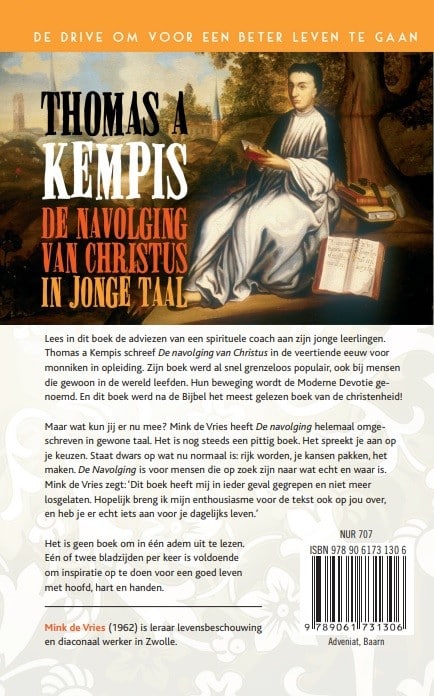 De navolging van Christus in jonge taalbackcover