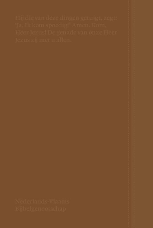 Bijbel NBV21 Compact Tijdloosbackcover